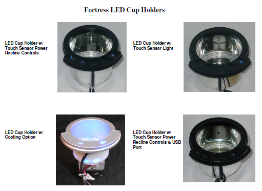 LED Cup Holders